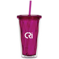 16 Oz. Fuchsia Spirit Optic Tumbler